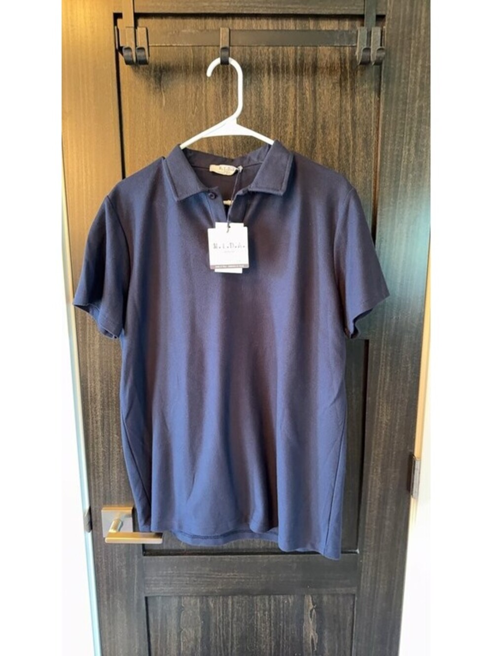 M.I.D.A. Men's Navy Blue Polo Shirt 0152